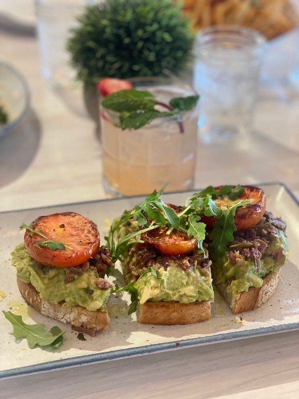 Avocado toast done right! The olive tapenade was a great touch!