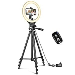10" Ring Light with Extendable Tripod Stand