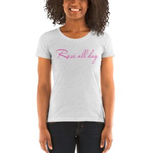 "Rose all day" short sleeve t-shirt